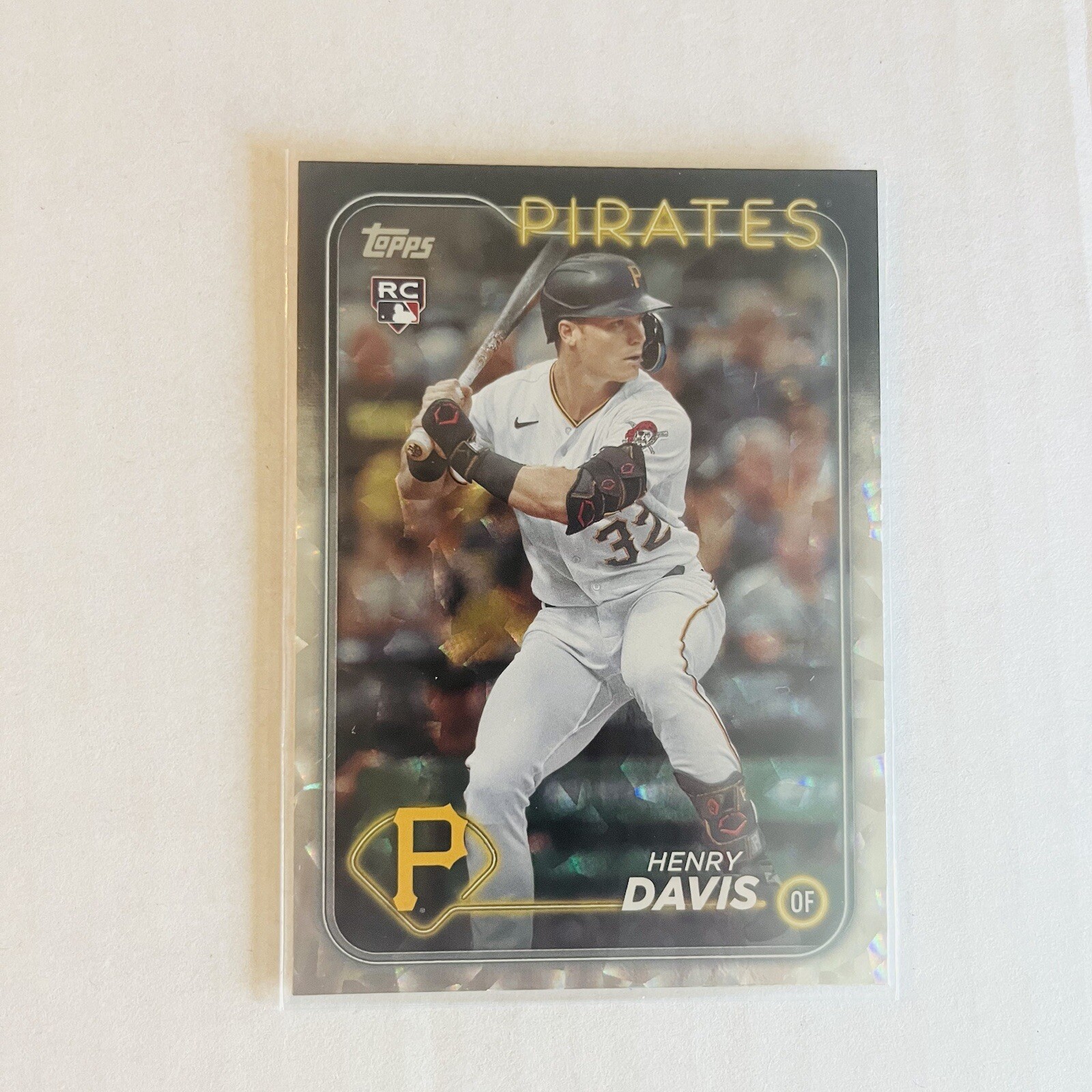 2024 Topps Series - Silver Crackle Foil #295 Henry Davis (RC) Pittsburgh Pirates