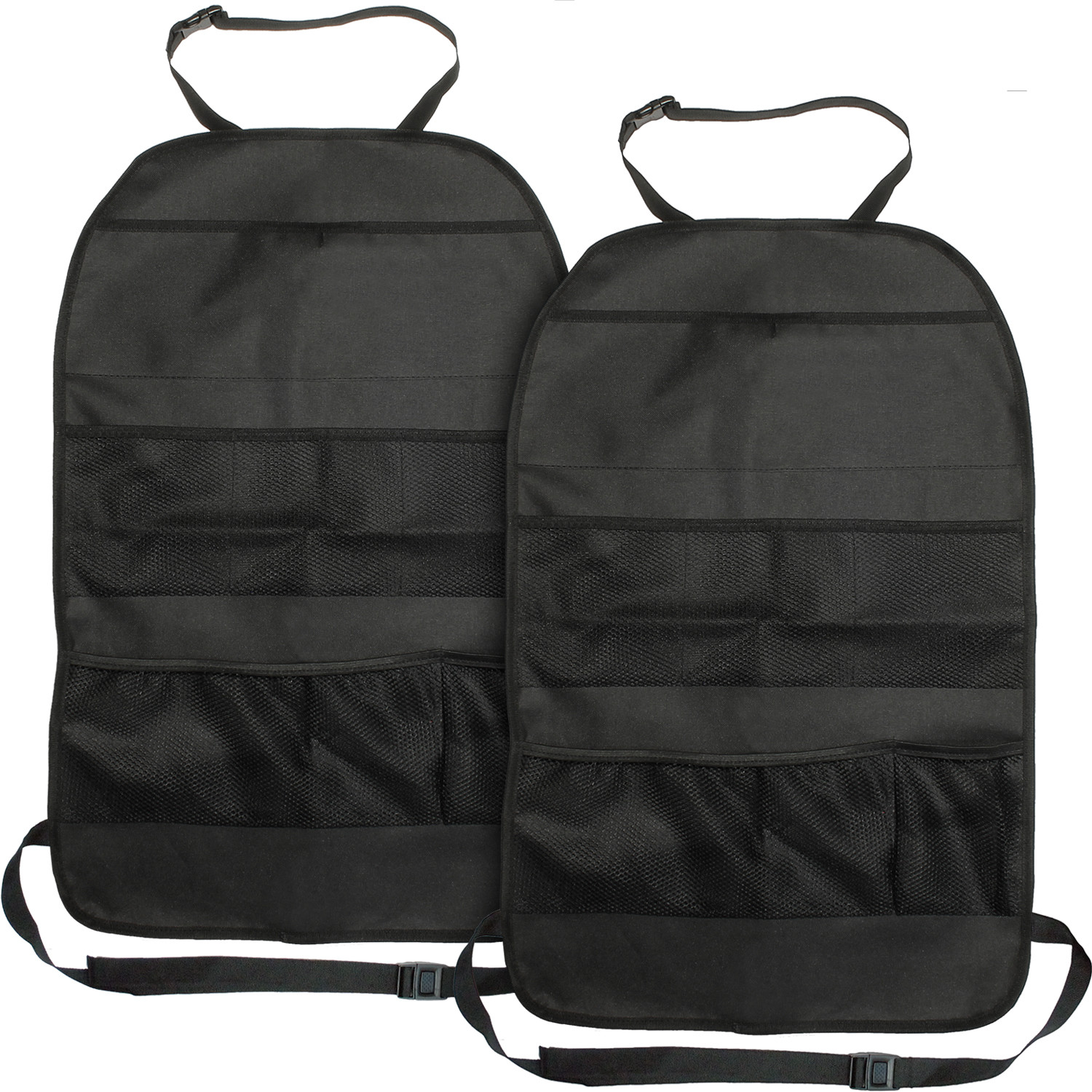 2x Car Seat Kick Mat Protector Kicking Storage Travel Organiser Baby Kids Child