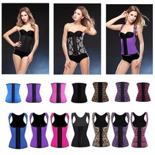 WHOLESALE Women Latex Shapewear Cincher Underbust Corset Shaper Waist Trainer