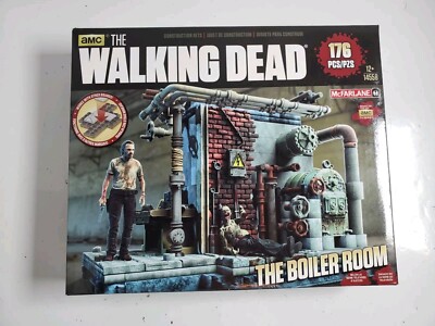 McFarlane Toys The Walking Dead Boiler Room 176 pc Set #14558 NEW Sealed