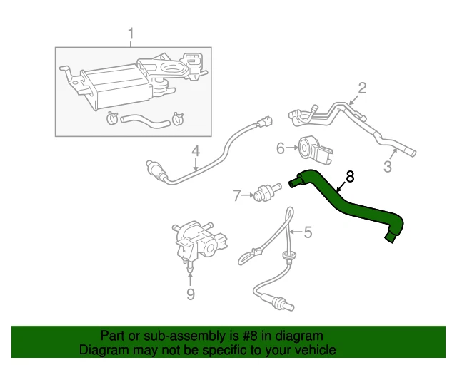 ЗАВОДСКОЙ ВЕНТИЛЯЦИОННЫЙ ШЛАНГ LEXUS HS250h TOYOTA RAV4 CAMRY SCION XB 1226228021 OEM - Изображение 2 из 3