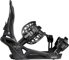 Nidecker 2026 OG Supermatic Black Mens Size Large Rear-Entry Snowboard Bindings