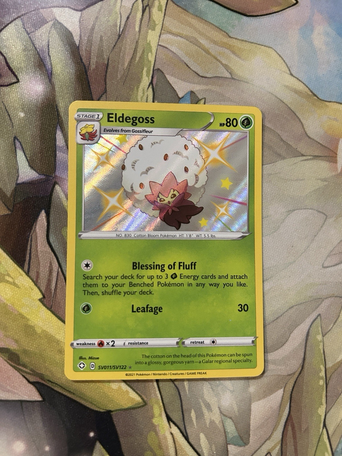 Eldegoss Shiny Holo Rare Shining Fates: Shiny Vault SV011/SV122 NM