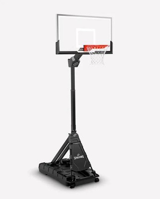 Spalding Momentous 6E2010 54'' Portable Basketball Hoop EZ Assembly, Adjustable