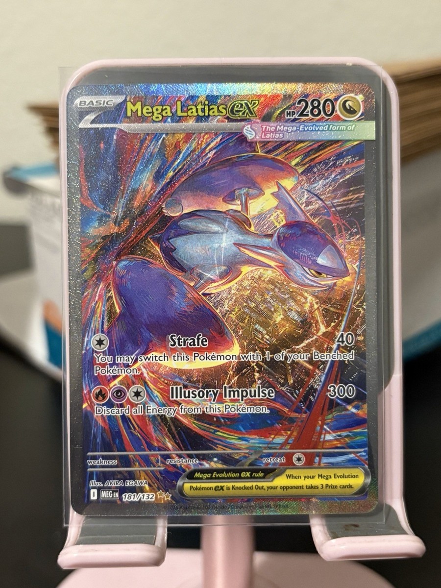 Pokémon TCG Mega Latias EX SIR 181/132 Mega Evolution English 2025