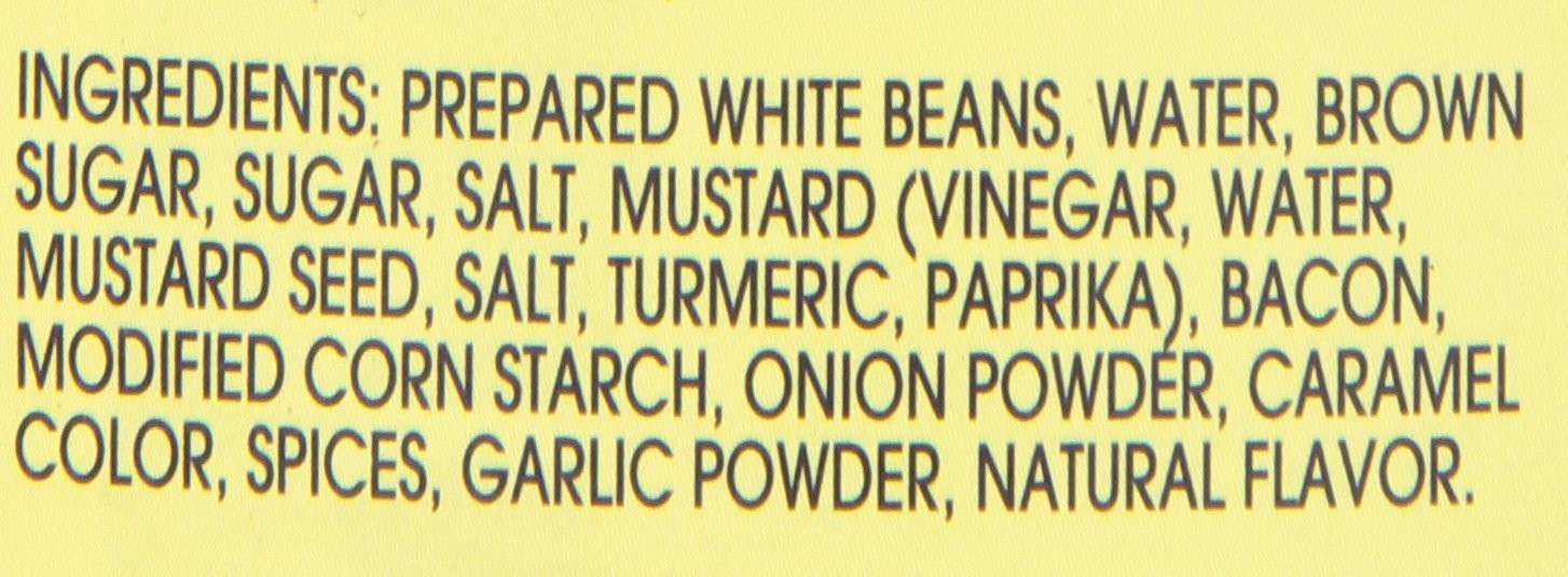 Bush’s Best Baked Beans 117oz Can | Gluten Free High Fiber Slow Cooked Navy Bean
