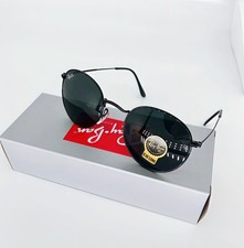 RAY-BAN RB3447 Sunglasses Black Frame Gray Lens