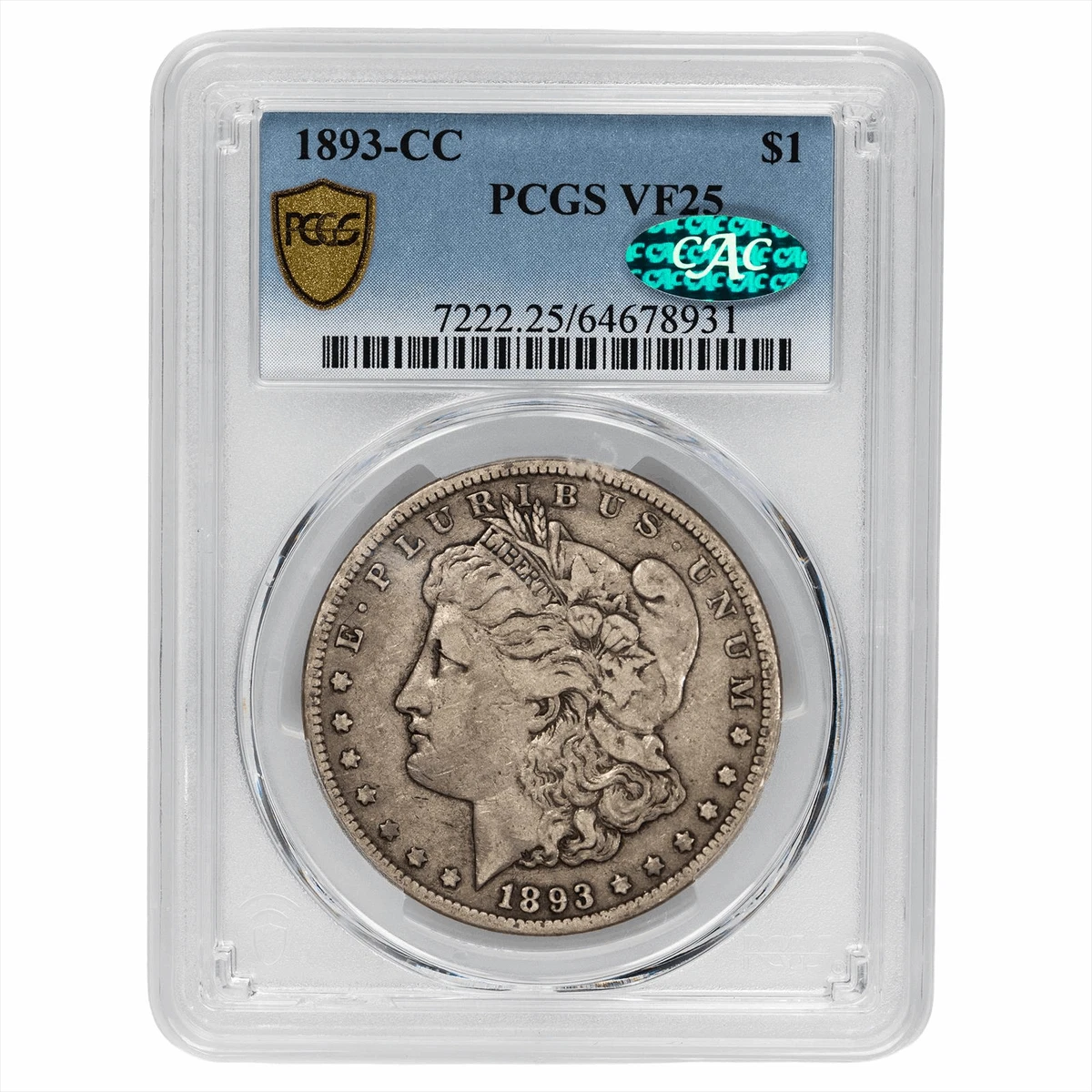 VF 25 Graded 1893 Year Morgan US Dollars (1878-1921) for sale | eBay