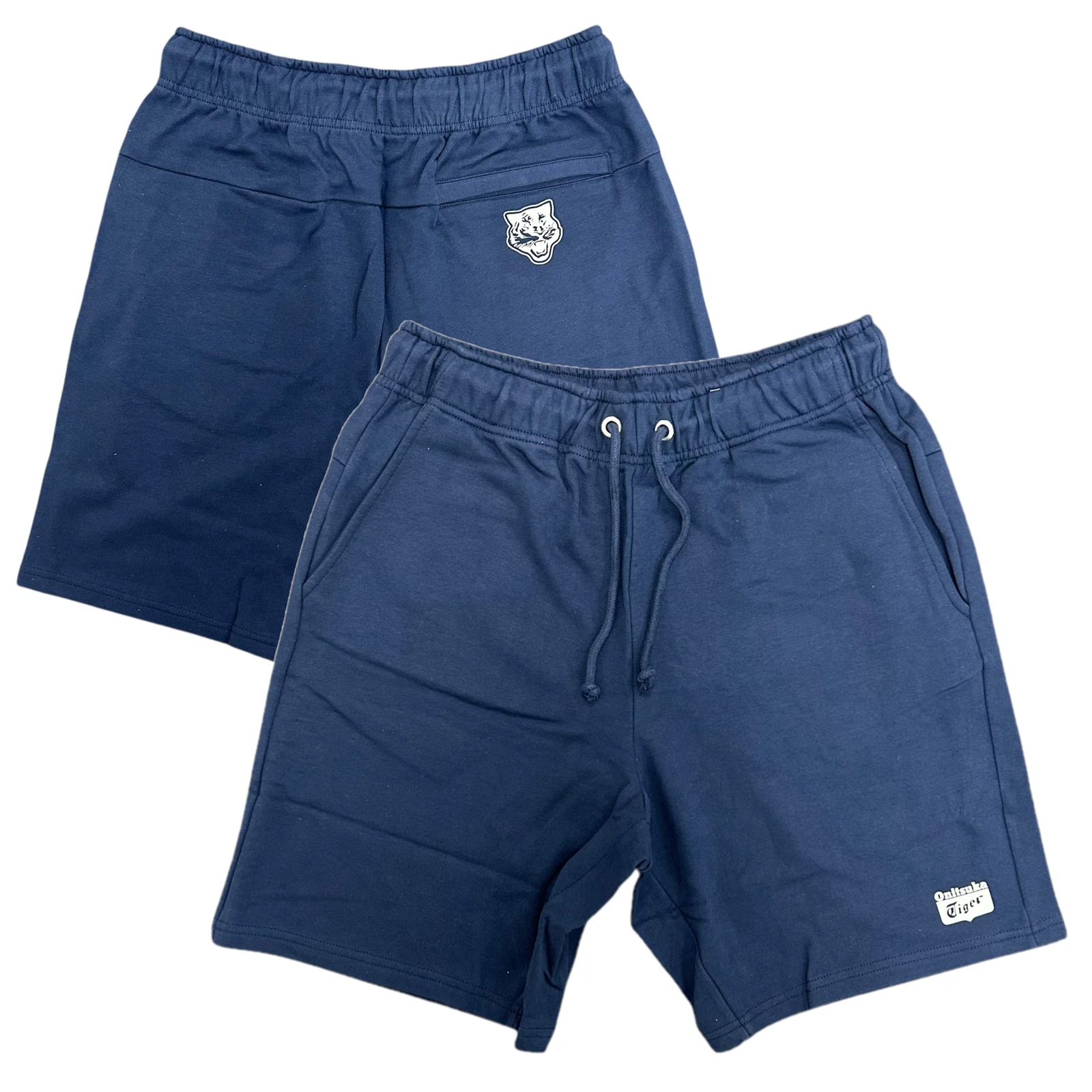 Onitsuka Tiger Men's Shorts Navy Jersey Shorts - New