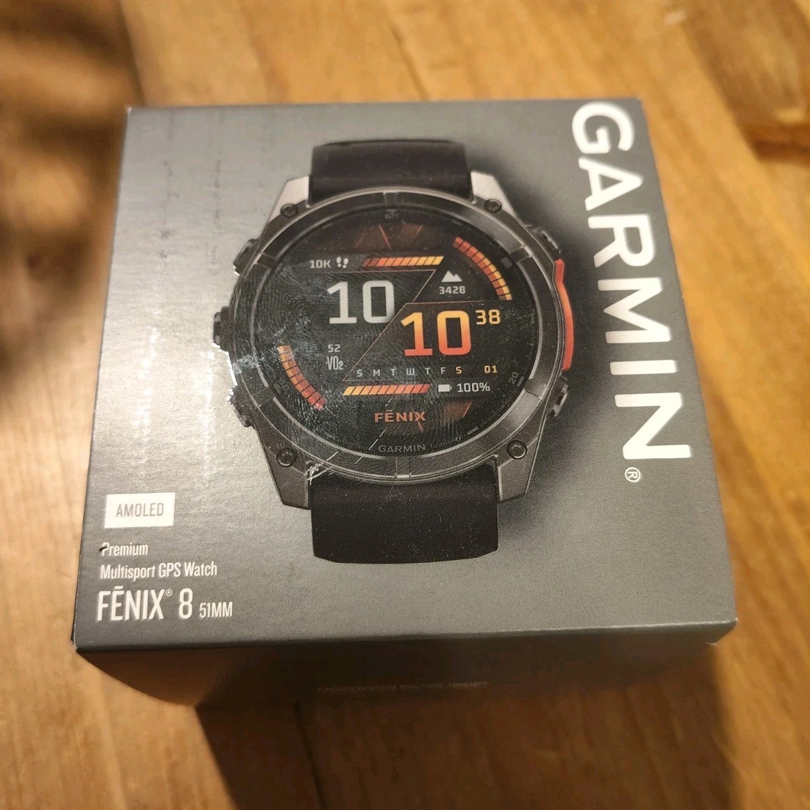 Garmin fēnix 8 51mm AMOLED Smartwatch Multisport GPS Wi‑Fi Bluetooth Nero