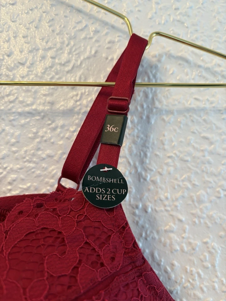 Victoria's Secret Bombshell Plunge Bra BH (Adds 2 Cup Sizes - 36C) - Bild 2 von 3