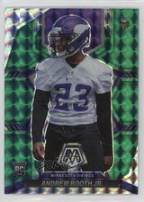 2022 Panini Mosaic Rookies Green Mosaic Prizm Andrew Booth Jr #386 10wc