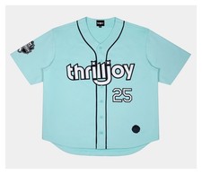 Thrilljoy '25 Oversized Baseball Jersey Baby Blue LE 300 Size SMALL NEW IN HAND