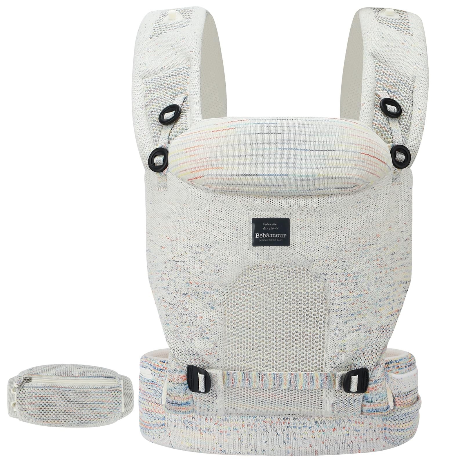 Bebamour Knit Baby Carrier Newborn to Toddler Lightweight Wr
