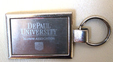 DePaul University Chicago, Illinois Alumni Keychain VTG Key Ring