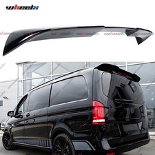 F&uuml;r Mercedes Vito W447 2014- Dachspoiler Heckspoiler Schwarz Glanz
