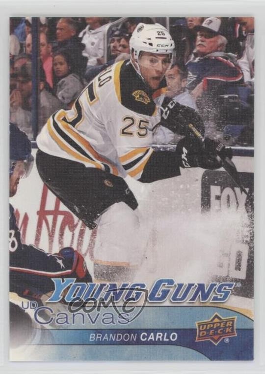 2016-17 Upper Deck UD Canvas Young Guns Brandon Carlo #C97 Rookie RC 8hk