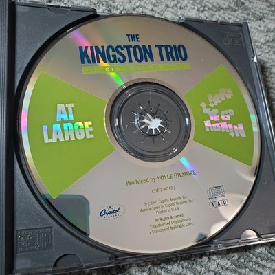 Kingston Trio 2 LPS on 1 CD Here We Go Again /at Large 1991