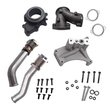 Turbo Up Pipe Kit with NON-EBPV Pedestal & Exhaust Housing For 99.5-03 Ford 7.3L