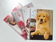 Staples Wire Binding Wide Ruled Composition Books Notebooks Dogs Cats Assorted