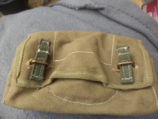 1961 Anti Mine Protection  Blast Goggles Glasses , Military Pouch 58 Webbing.