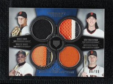 2013 Museum Collection 96/99 Willie Mays Matt Cain Tim Lincecum Buster Posey 0b0