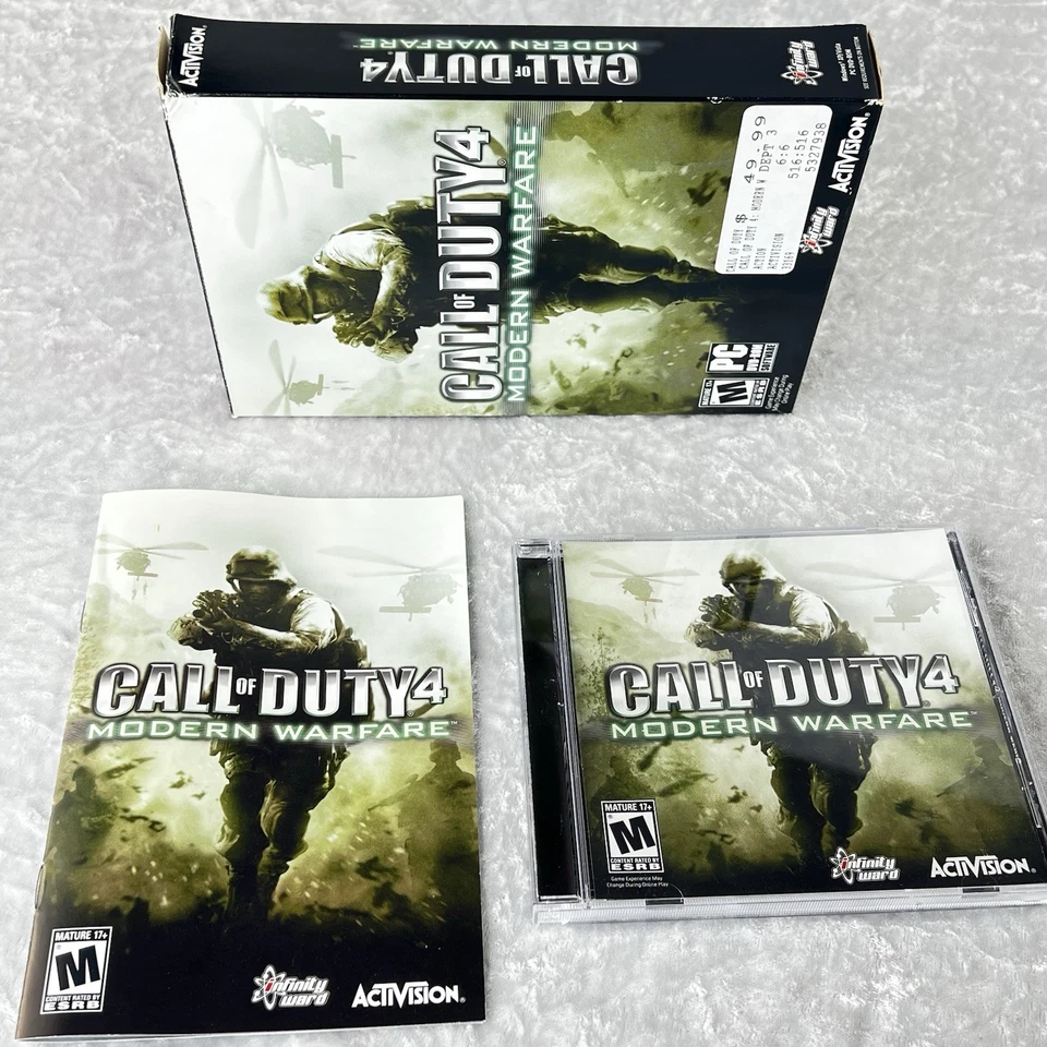 Call of Duty 4 Modern Warfare - PC DVD 2007 - CIB Foto 4 de 4