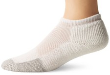 Thorlos TMM Tennis Maximum Cushion Low Cut Sock Large, White