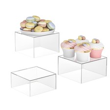 Acrylic Dessert Stand Buffet Risers, Food Multi-Purpose Cake Stand for Parties
