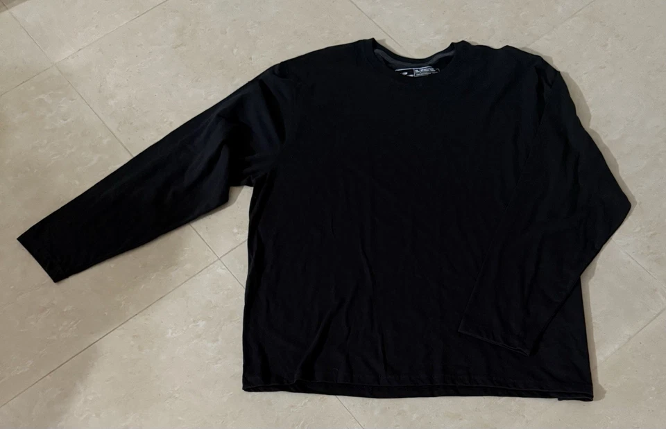 ATdri Athletech длинным рукавом черный свитер Crewneck 2 XL / 2EG для мужчин - Изображение 3 из 4