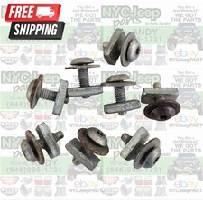 87-95 Yj Jeep Wrangler Hard Top Mount Bolts Fasteners 8x Screw Mounting Hardware