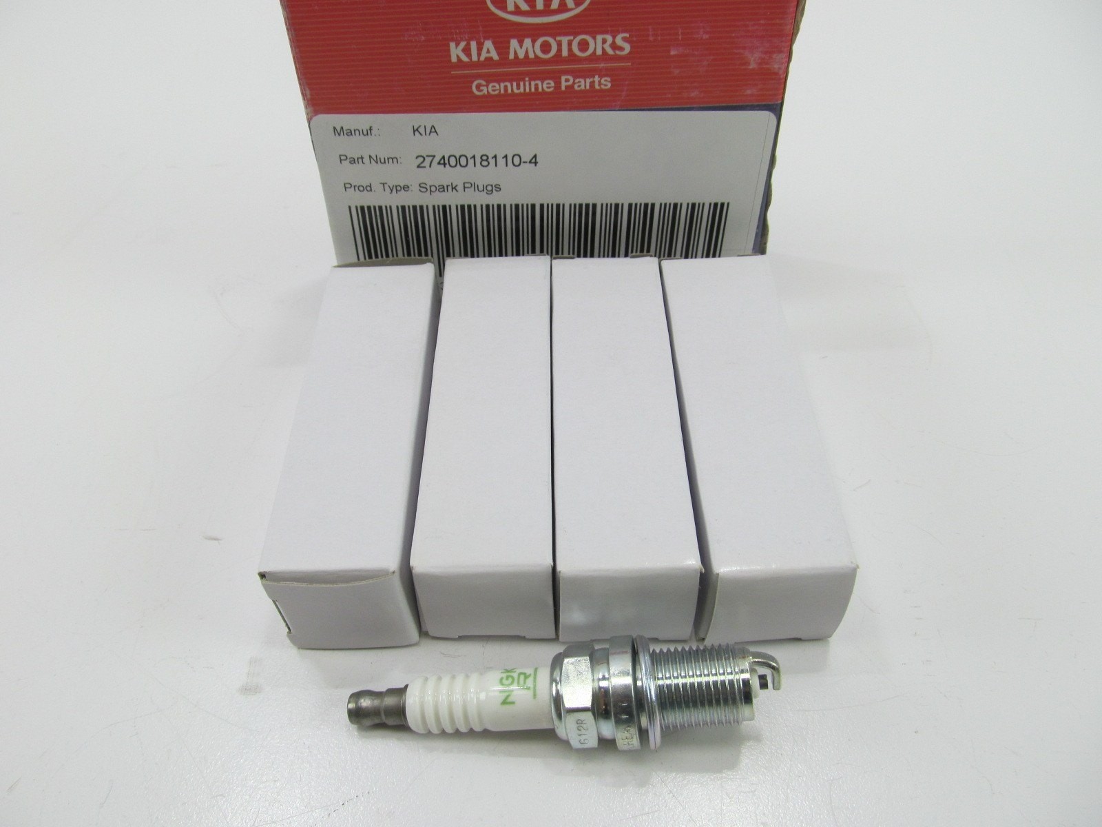 4 New NGK BKR6ES Spark Plugs OEM For 2000-2004 KIA Spectra 27400-18110
