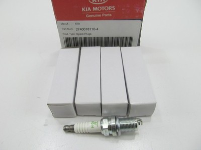 (4) New NGK BKR6ES Spark Plugs OEM For 2000-2004 KIA Spectra 27400-18110