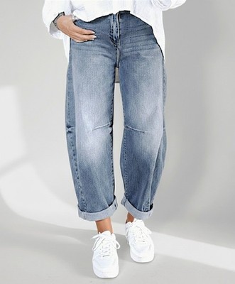 Jewelly Ballon Jeans Barrel High Waist Hoher Bund wash out
