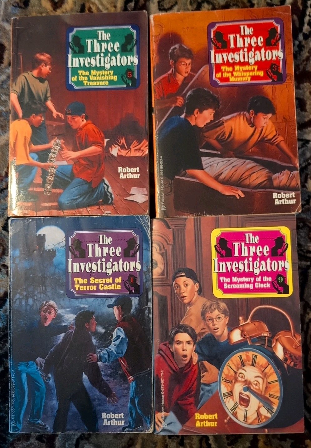Three Investigators lot of 4 books #s 1, 3, 5, 9 By Robert Arthur | eBay