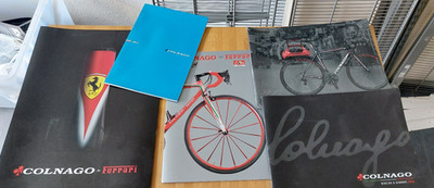 Colnago Ferrari Prospekte und diverse Colnago Kataloge