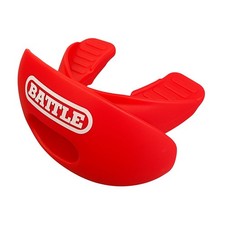 Battle Oxygen Lip Protector Mouthguard &ndash; Football and Sports One Size, Red