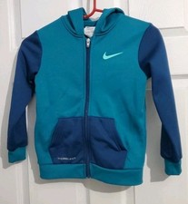 Nike Thermafit Youth Kids Multicolor Full Zip Hooded Sweater Size 6- 7 years