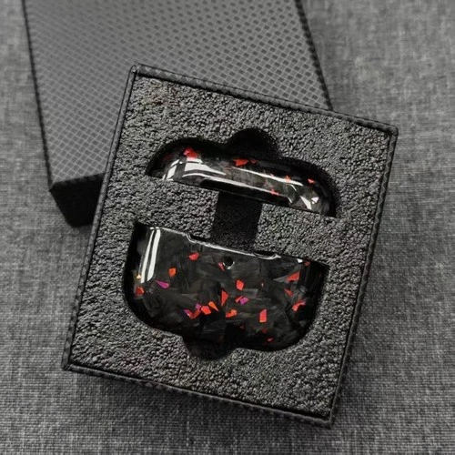 Cover Shockproof Real Carbon Fiber Case For Apple AirPods Pro 3 (2025) Earphones