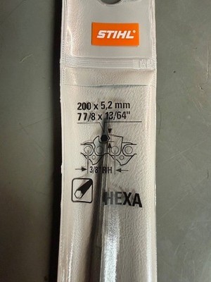 Stihl OEM Hexa Saw Chain Sharpening File 3/8'' RH 5607-772-5201