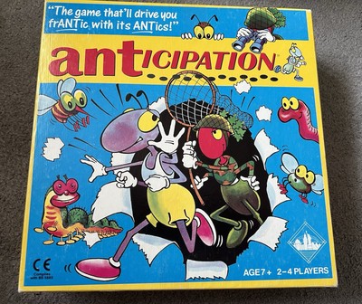 ANTicipation Brettspiel Vintage 1987 100% vollständig (ohne Anleitung) sehr guter Zustand