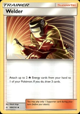 Welder 189/214 Uncommon Unbroken Bonds Pokemon NM | eBay