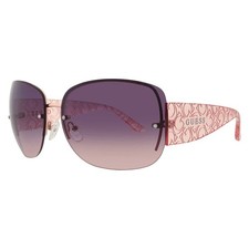 Guess Factory Smoke Gradient Rectangular Ladies Sunglasses GO00034 28B 65