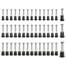 45 Pairs M4 M5 M6 Neoprene Well Nuts with Stainless Steel Screw for Kayak Boat