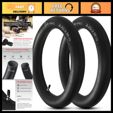 Heavy Duty 3.00/3.50-14 Dirt Bike Inner Tubes - TR4 Valve, 2-Pack, Replacement