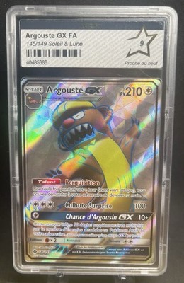 Argouste GX Full Art - SL1:Sonne und Mond - 145/149 - Französische Pokemon Karte PCA 9