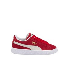 PUMA Suede Classic Xxi Perforated Lace Up Youth Boys Red Sneakers Casual Shoes