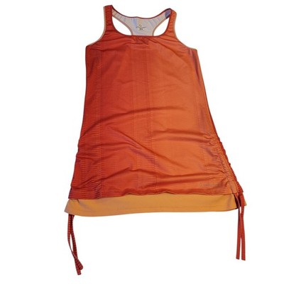 Moving Confort Tank Top Racerback Orange Athletic Yoga Running Womens Medium 