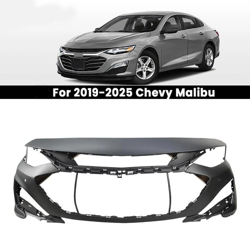 Front Bumper Cover For 2019-2025 Chevrolet Malibu Upper Primed