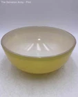 Vintage Pyrex Yellow Round Shape Glossy Finish Dinnerware Mixing Bowl